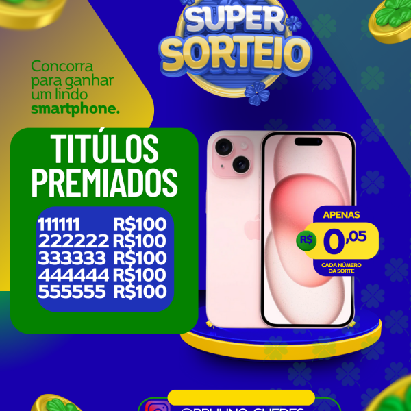 iPhone 15 ou 5 mil no PIX 